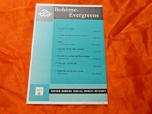 Bohéme evergreens heft - heft, 6