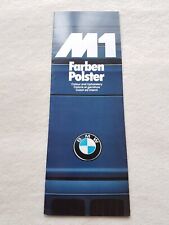32B 249 1979 BMW M1 Farbkarte
