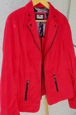 Damen Cord Jacke, rot, Gr. 42