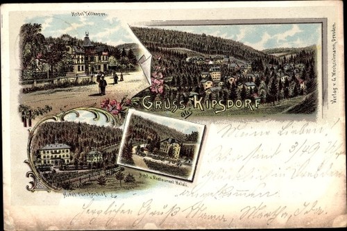 Litho kipsdorf altenberg - altenberg, im