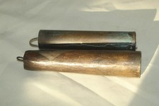 V75a) ein Paar Original Gewichte Schwarzwalduhr Kuckucksuhr Uhr um 1900