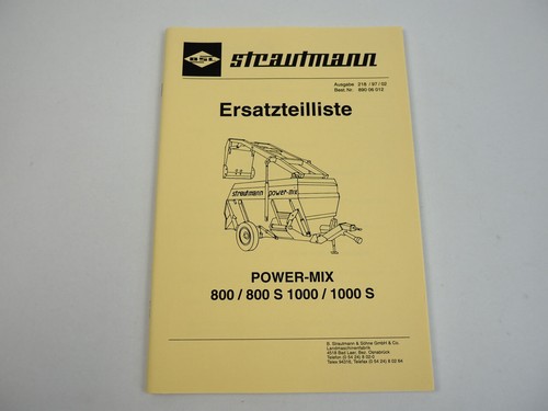 Bsl strautmann fmw - strautmann, 800