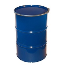 Deckelfass/Stahlfass/Metallfass 200 L NEU, blau, Neuware mit UN-Zulassung