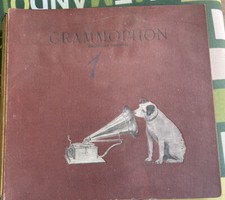 Antikes Grammophon Buch und
