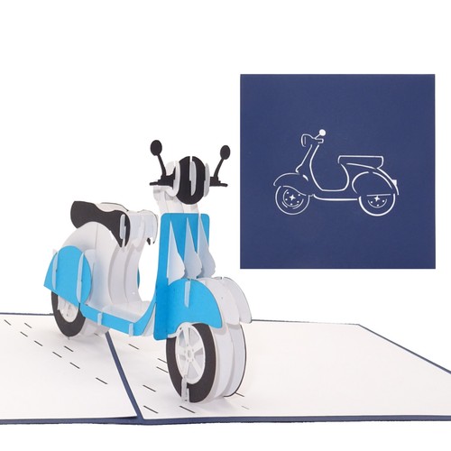 Pop karte motorroller 3d - pop,
