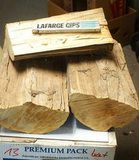 Lindenholz zwei Halbscheiter