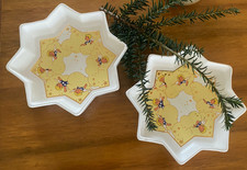 2x Stern Schale Plätzchen