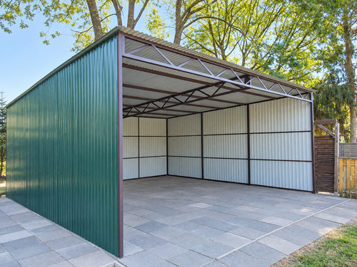 Carport bausatz aus stahl - bausatz,