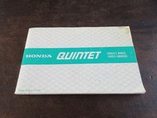 Honda Quintet 1982 Operation