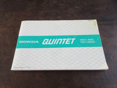 Honda quintet 1982 - quintet,
