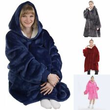 Übergroße Hoodie Sweatshirt Decke Warme Hoodie Plüsch Pullover Decke mit Kapuze