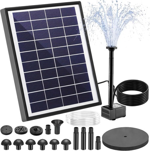 Solar teichpumpe 180l h - 6,5w, 180l/h