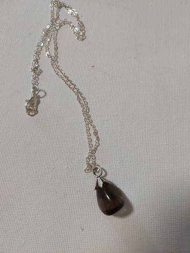 Kette mit rauchquarzanhänger - mit,