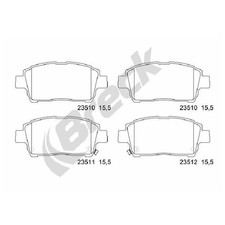 Satz Bremsbeläge Bremsklötze