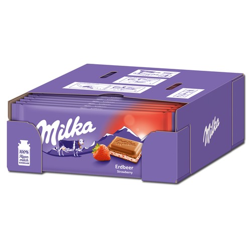 Milka erdbeer - milka,