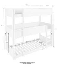 Etagenbett  Stockbett,Hochbett,Bodenbett,platzsparend Massivholz