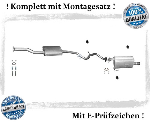 Auspuffanlage für subaru - auspuffanlage,