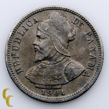 1904 panama centesimos - 1904, (xf)
