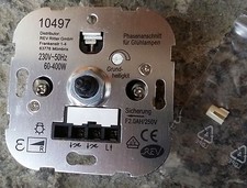 Universal-Dimmer Glühlampe 60-400W f. Berker,Gira,Jung,Busch-Jäger 4mm+6mm Welle