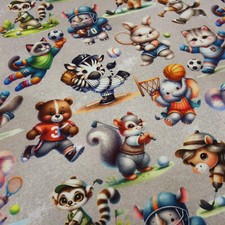 Stoff Baumwolle Jersey Hase