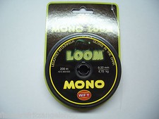 WFT Mono LOOM 200m, 4,15 kg, 0,22mm Selbstleuchtende Angelschnur