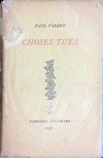 Choses tues Valery, Paul: