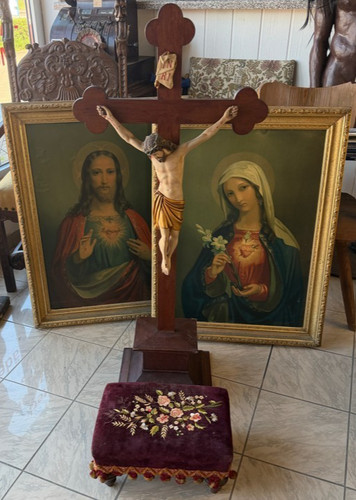 Antiker hausaltar mit - hausaltar,