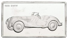 BRD Silberbarren o.J. BMW 328 von 1939 PP- fleckig Gewicht: 65,9g/925