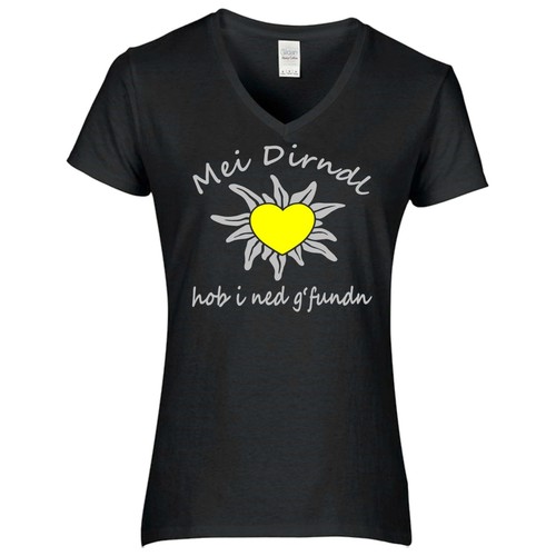 Shirt mei dirndl edelweiß - shirt,