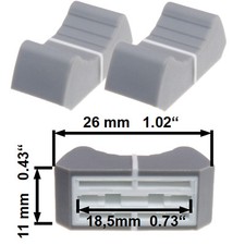 Sifam 2 Faderknopf GRAU 18,5mm