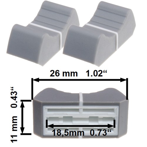 Sifam faderknopf grau 5mm - sifam, 2