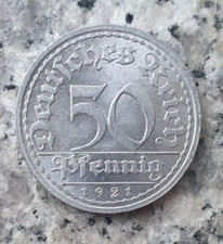 50 Pfennig 1921 A Berlin Alu