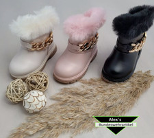 Kinderschuhe Stiefel Winterstiefel Winterschuhe Thermo Boots Gr. 20-25 Neu 801