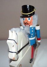 Nussknacker Reiterlein (Nr.1) aus dem Erzgebirge in gutem Zustand