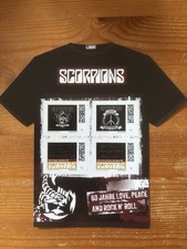 Scorpions - Briefmarken 4er Bogen selbstklebend in T-Shirt Form "Schwarz" 