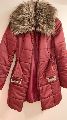 Wintermantel bordeaux - wintermantel,