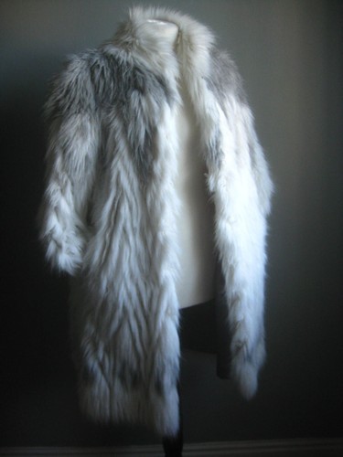 Vintage astraka kunstfell - vintage,