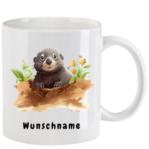 Tasse maulwurf mit - -, oder