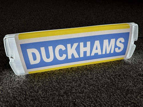 Duckhams motoröl leuchtschild - duckhams,