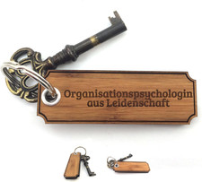 Mr. & Mrs. Panda Schlüsselanhänger Organisationspsychologin - Geschenk, Berufssc