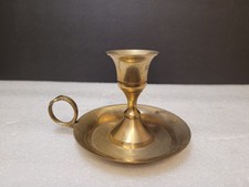 Vintage Messing Kammerleuchter