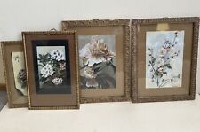 4Stk. Bilder Stillleben gerahmt signiert G. Thoma Blumen Pflanzen um1920