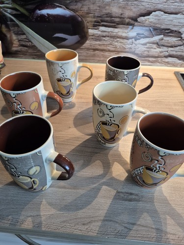 Kaffee tassen 6er set - kaffee, set,