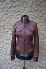 Edc Esprit Damen   Leder Jacke
