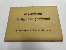 Postkartenset Stuttgart im Festschmuck zum 15. Deutschen Turnfest 1933