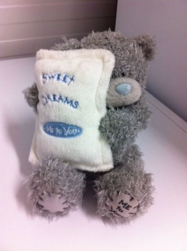 You tatty teddy - me,