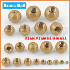 Messing Kugeln Kugellager Durchmesser 6 - 25mm Mit Gewind M3 M4 M5 M6 M8 M10 M12