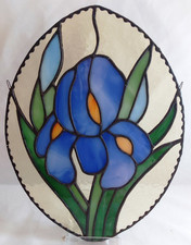 Fensterbild Tiffany Irisblüte