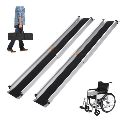 Rollstuhlrampe alu - 2x,