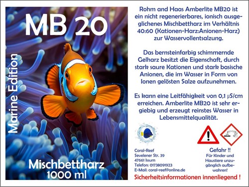 Mischbettharz - mb, 20